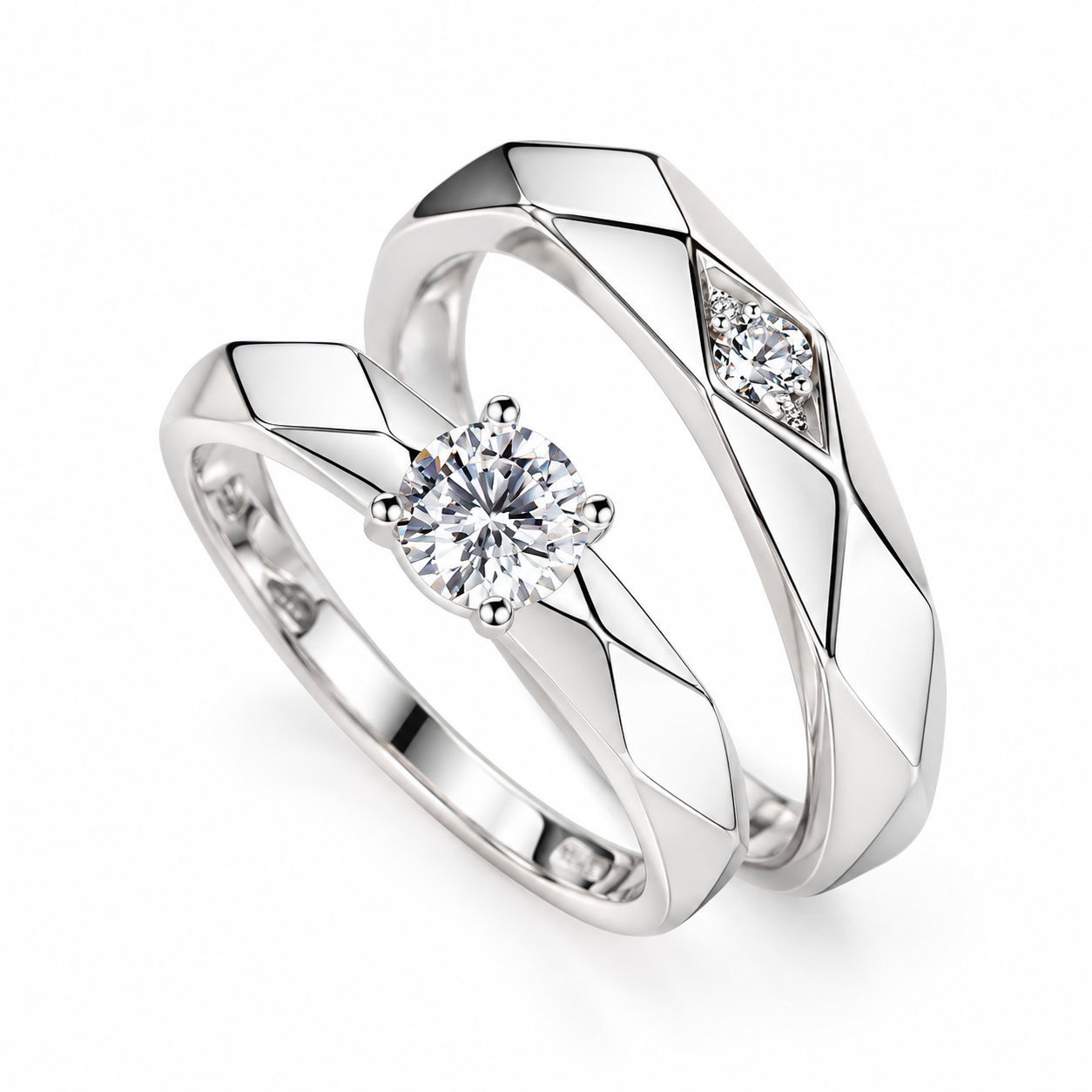 Classic Love Couple Rings