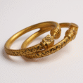 Golden Aura 2pc Bangles Set 4